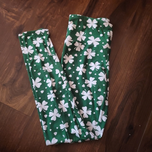 Ultra Flirt shamrock leggings small - Picture 2 of 3